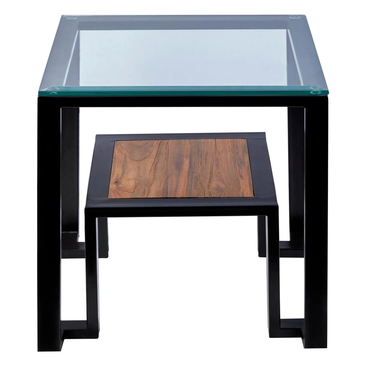 Cibo Side Table with Shelf — view 1