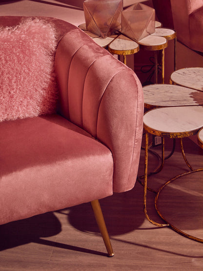 Jodie White Top Petal Shape Coffee Table — view 9