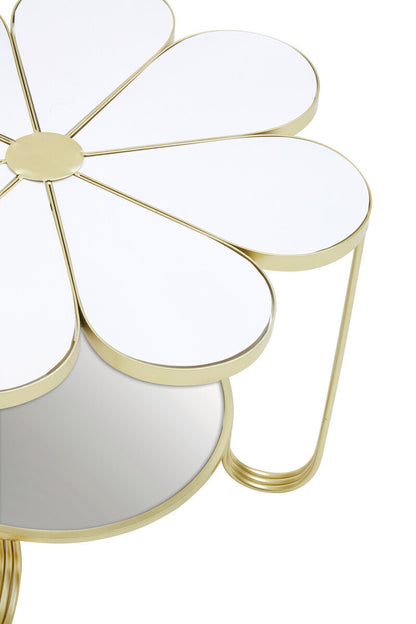 Jodie White Top Petal Shape Coffee Table — view 5