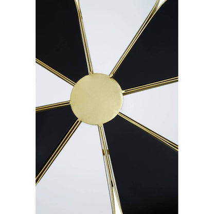 Jodie Black And White Petal End Table — view 5