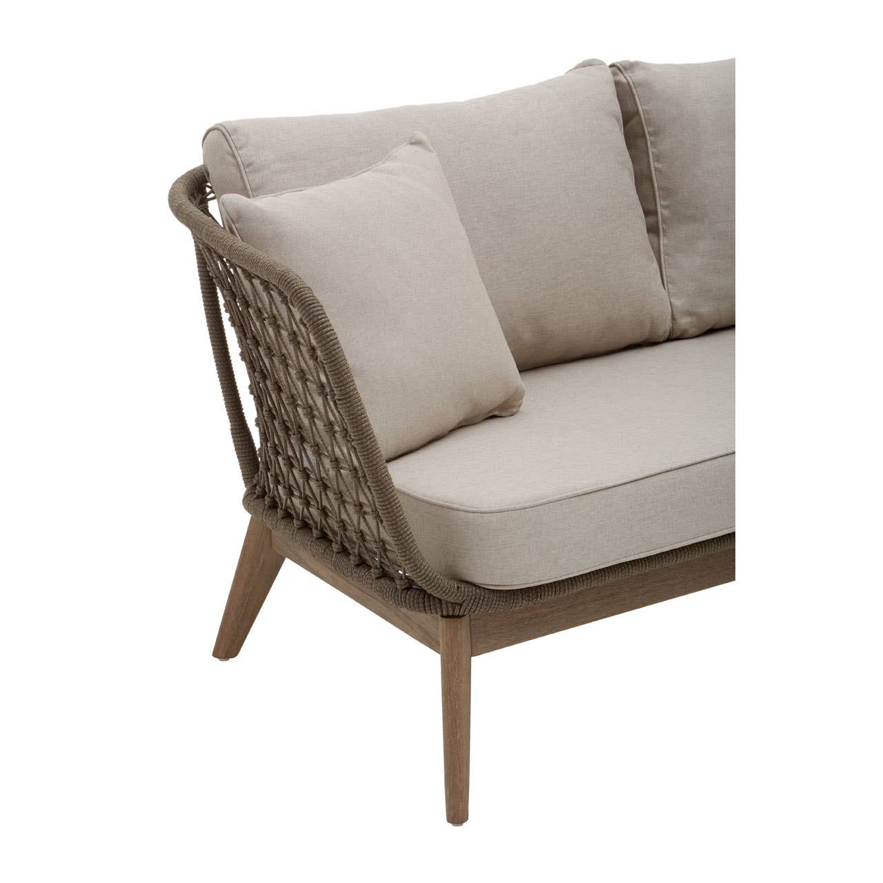 Opus Three Seat Grey Sofa