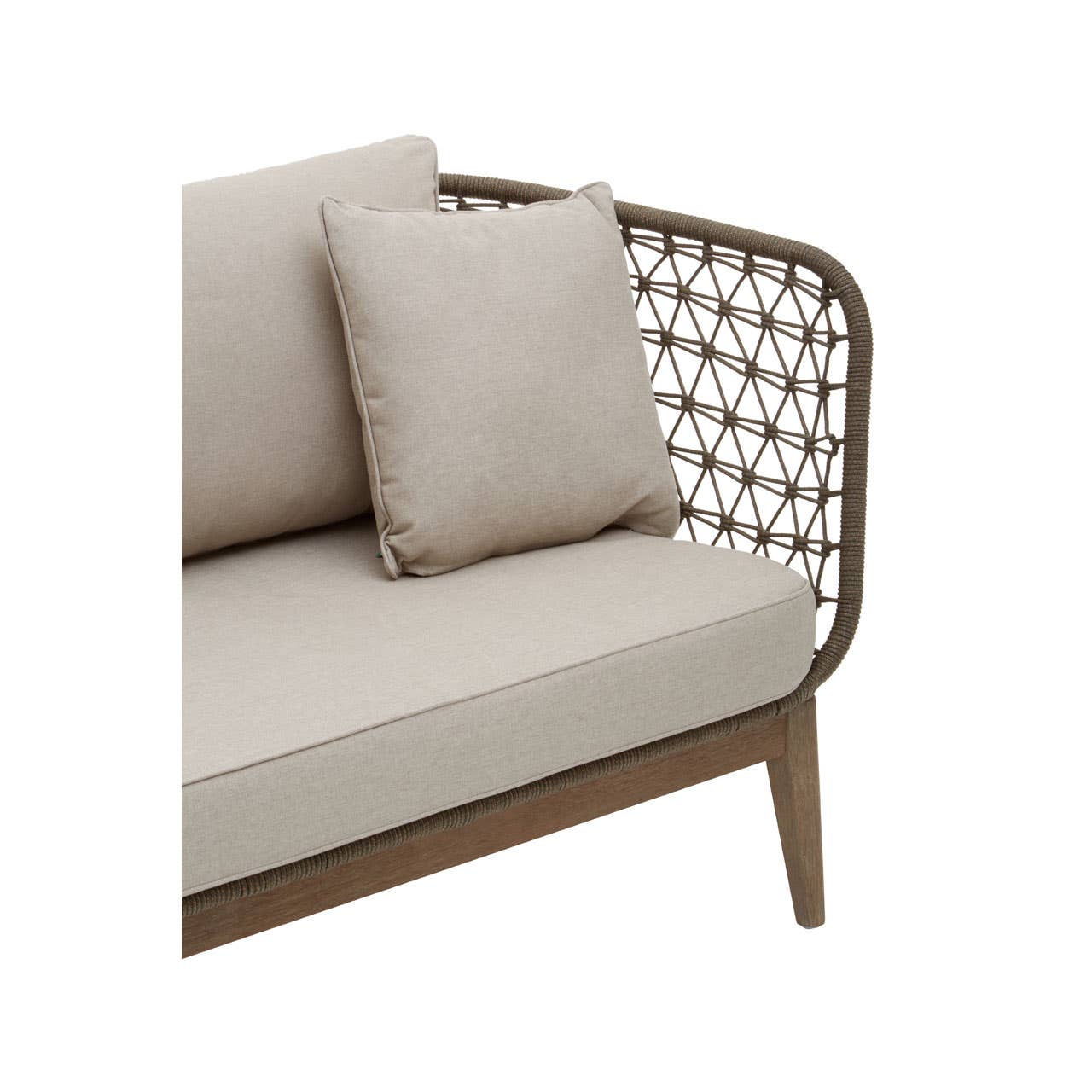 Opus Three Seat Grey Sofa