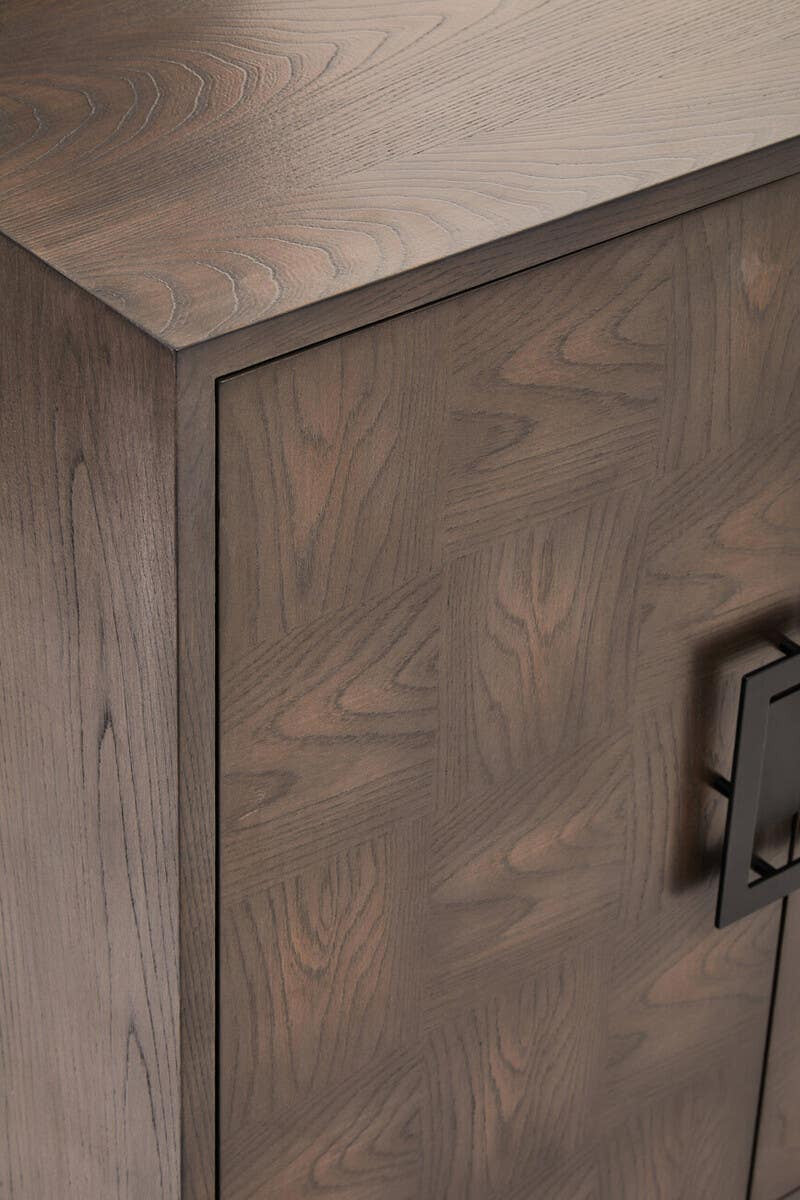 Dimaro Antique Grey Four Door Sideboard – image 10