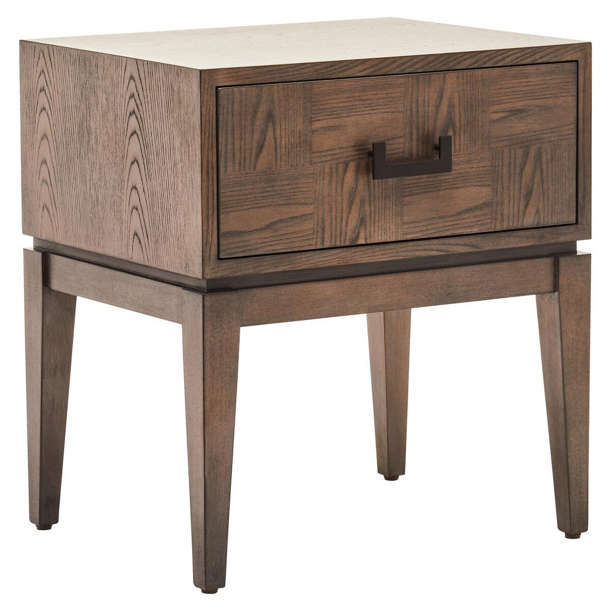 Dimaro Antique Grey One Drawer Side Table – image 2