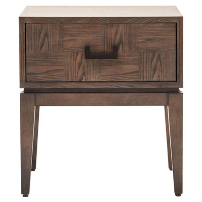 Dimaro Antique Grey One Drawer Side Table – image 1
