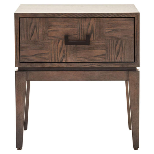 Dimaro Antique Grey One Drawer Side Table – image 1