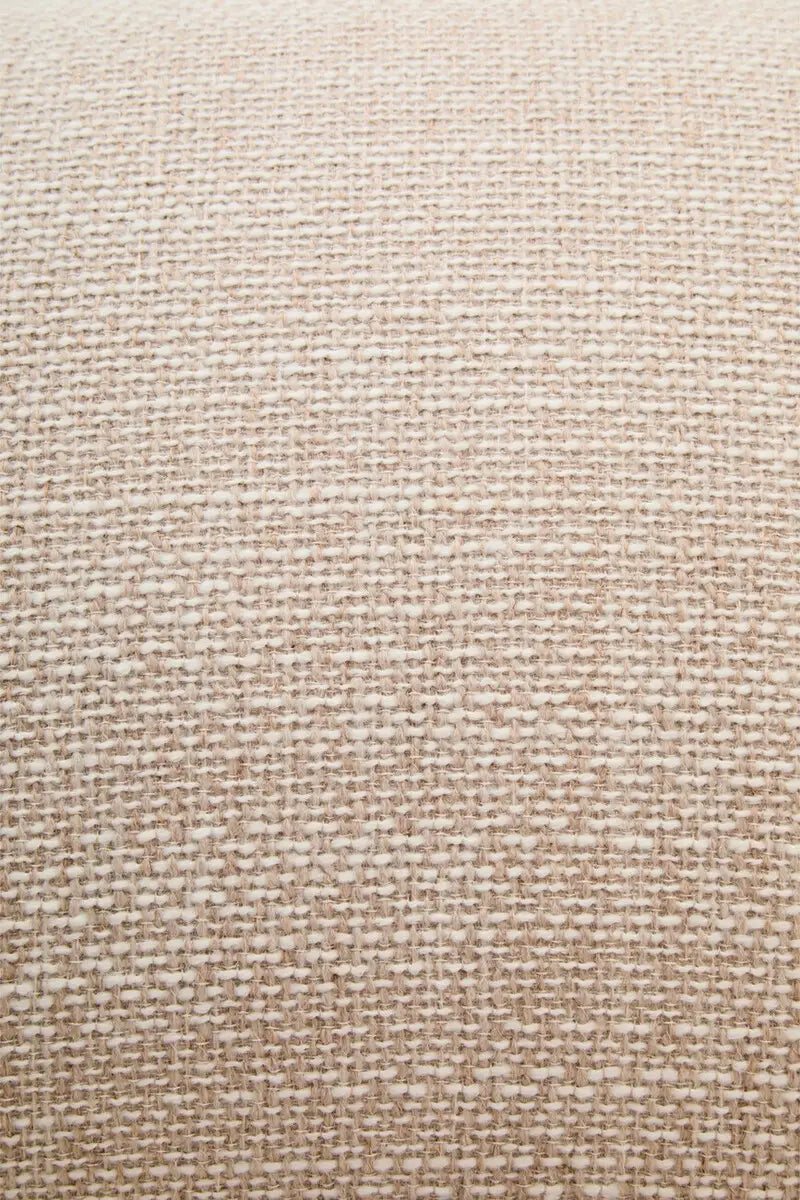 Ordona Cream Velvet Fabric 3 Seater Sofa