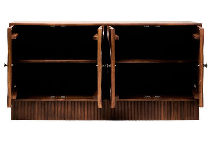 Siva Four Door Hammered Sideboard