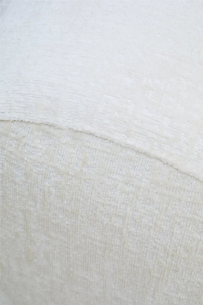 Anglet Cream Textured Fabric Large 3 Seater Sofa