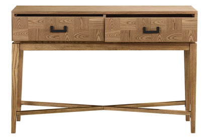 Dimaro Natural Two Drawer Console Table – image 2