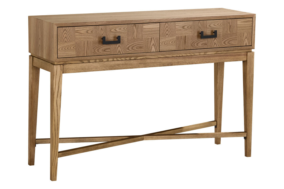 Dimaro Natural Two Drawer Console Table – image 3