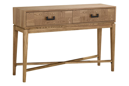 Dimaro Natural Two Drawer Console Table – image 3