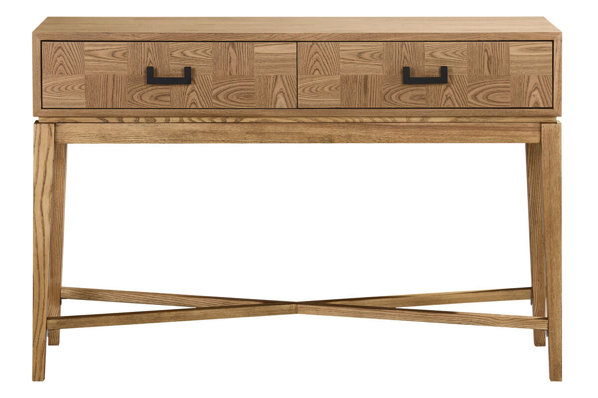 Dimaro Natural Two Drawer Console Table – image 1