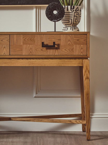 Dimaro Natural Two Drawer Console Table – image 8