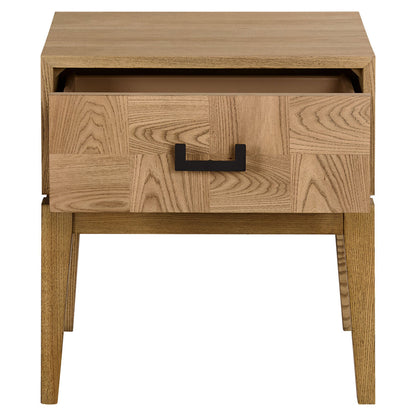 Dimaro Natural One Drawer Side Table – image 2