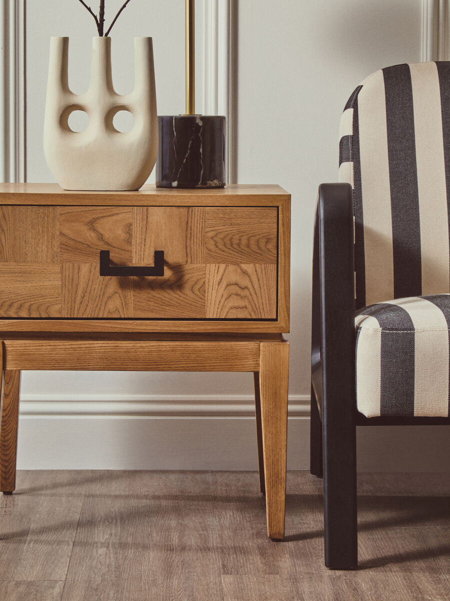 Dimaro Natural One Drawer Side Table – image 8