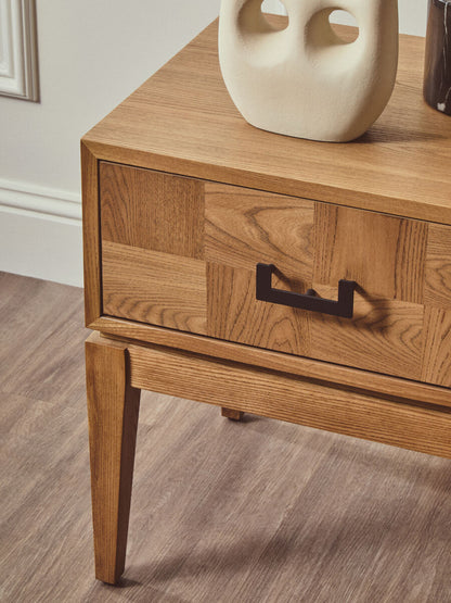Dimaro Natural One Drawer Side Table – image 9