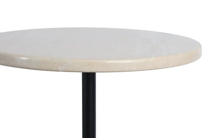 Merida Cream Marble Round Side Table – image 4