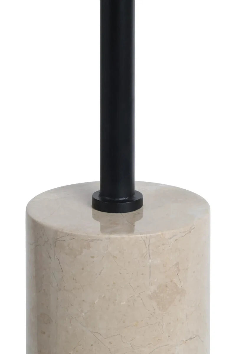 Merida Cream Marble Round Side Table – image 5