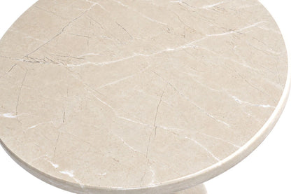 Merida Cream Marble Round Side Table – image 8