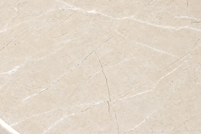 Merida Cream Marble Round Side Table – image 9