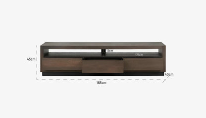 Oakura Tv Unit in Brown Oak Finish