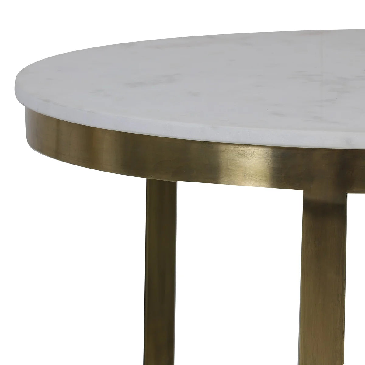 Perlato Set of 2 Round Coffee Tables - Antique Bronze