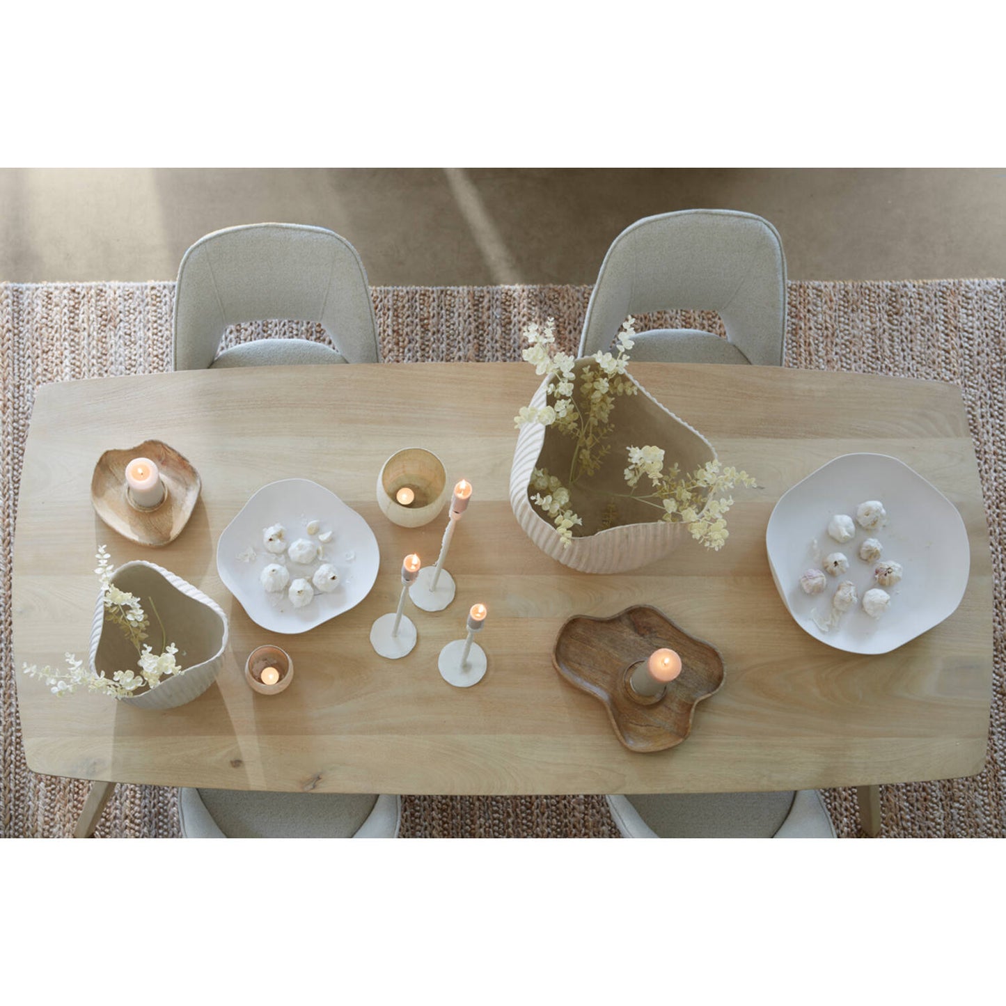 Djeslin Set of 2 Beige Dining Chair