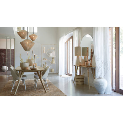 Djeslin Set of 2 Beige Dining Chair
