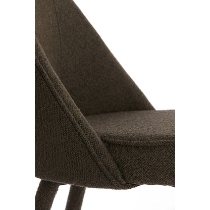 Djeslin Set of 2 Brown Dining Chair