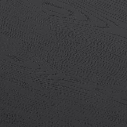 Leckford Ribbed Occasional Table | Black Oak