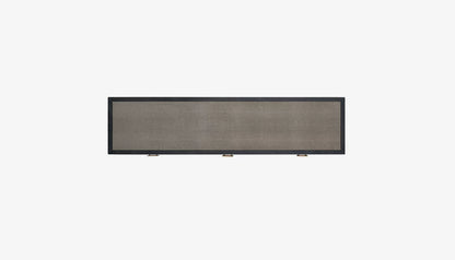 Bloomville Console Table in Shagreen Effect & Black Oak Finish