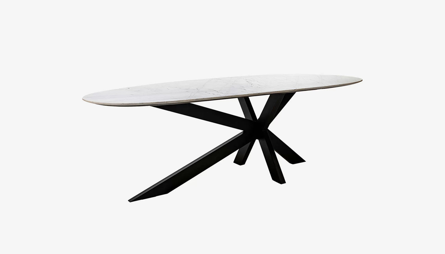 Trocadero 4-6 Seat Oval Dining Table
