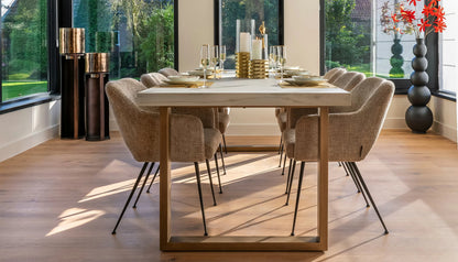 Whitebone 6-8 Seat Rectangular Dining Table