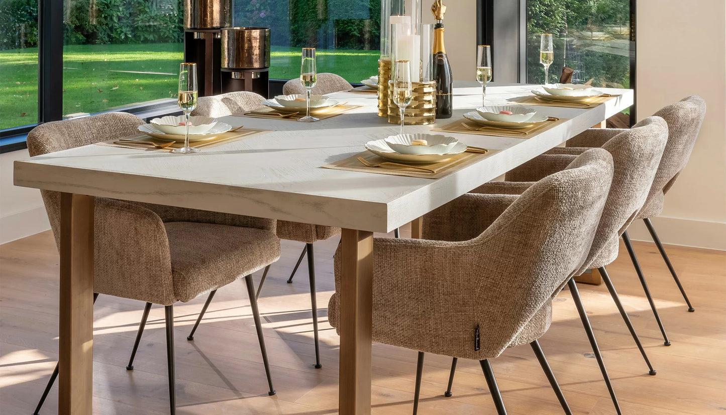 Whitebone 6-8 Seat Rectangular Dining Table