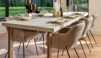 Whitebone 6-8 Seat Rectangular Dining Table