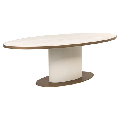 Tavlia Oval Dining Table 230cm - White