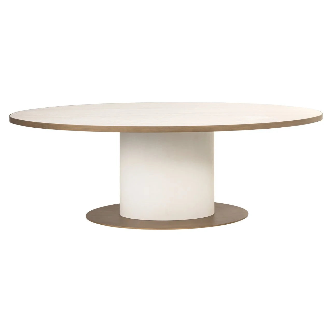 Tavlia Oval Dining Table 230cm - White
