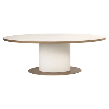 Tavlia Oval Dining Table 230cm - White