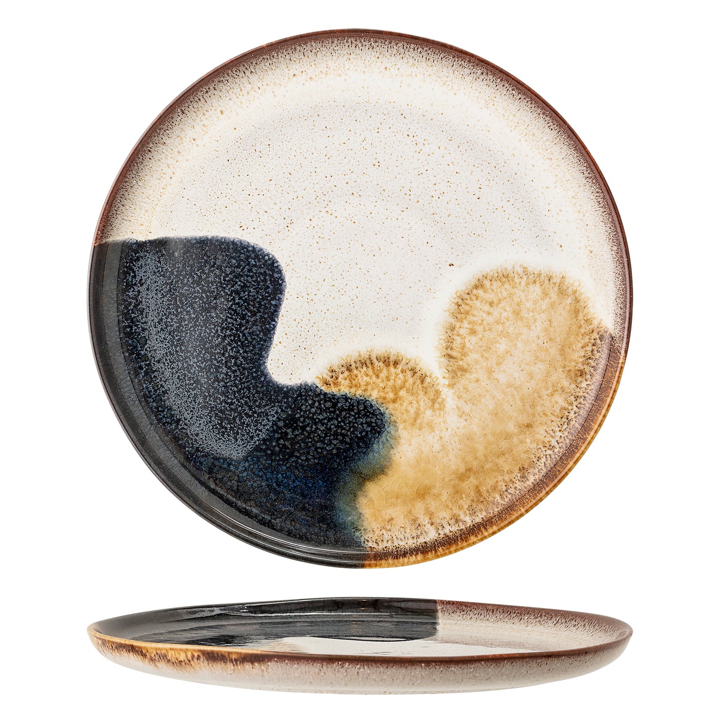 Jules Plate, Blue, Stoneware