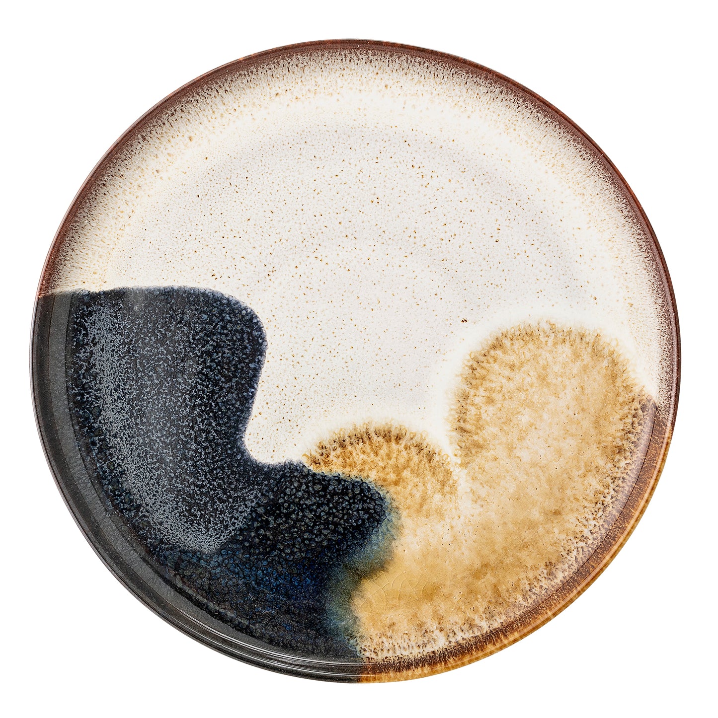 Jules Plate, Blue, Stoneware