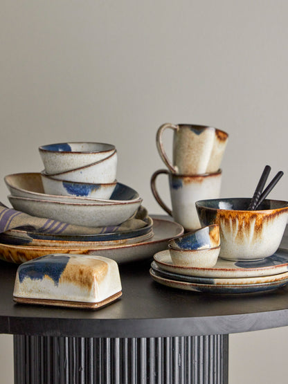 Jules Plate, Blue, Stoneware