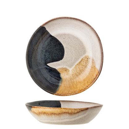 Jules Plate Deep, Blue, Stoneware