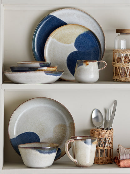 Jules Plate Deep, Blue, Stoneware