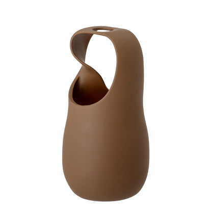Nicita Vase, Brown, Stoneware