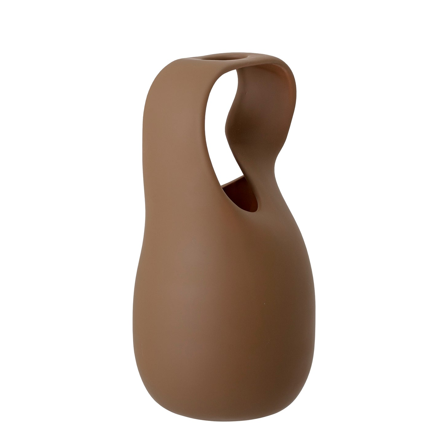 Nicita Vase, Brown, Stoneware