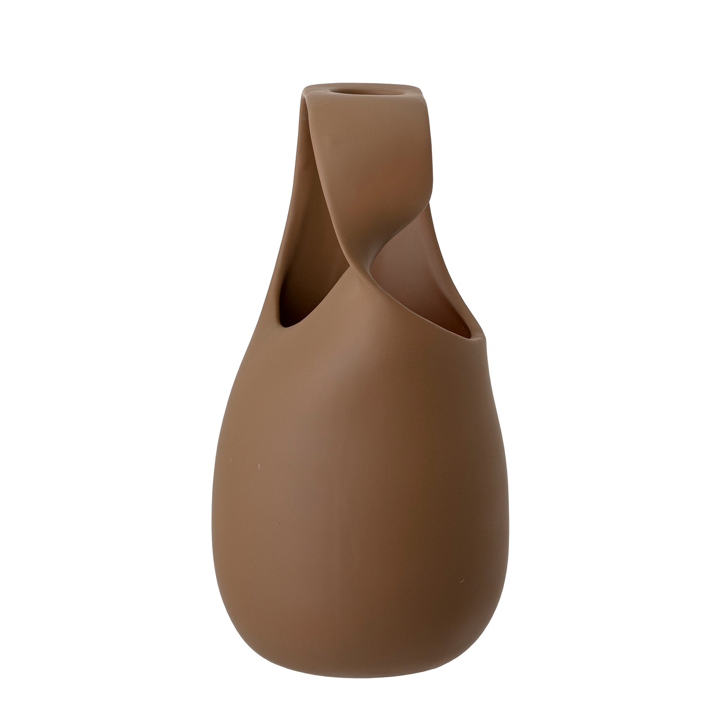 Nicita Vase, Brown, Stoneware