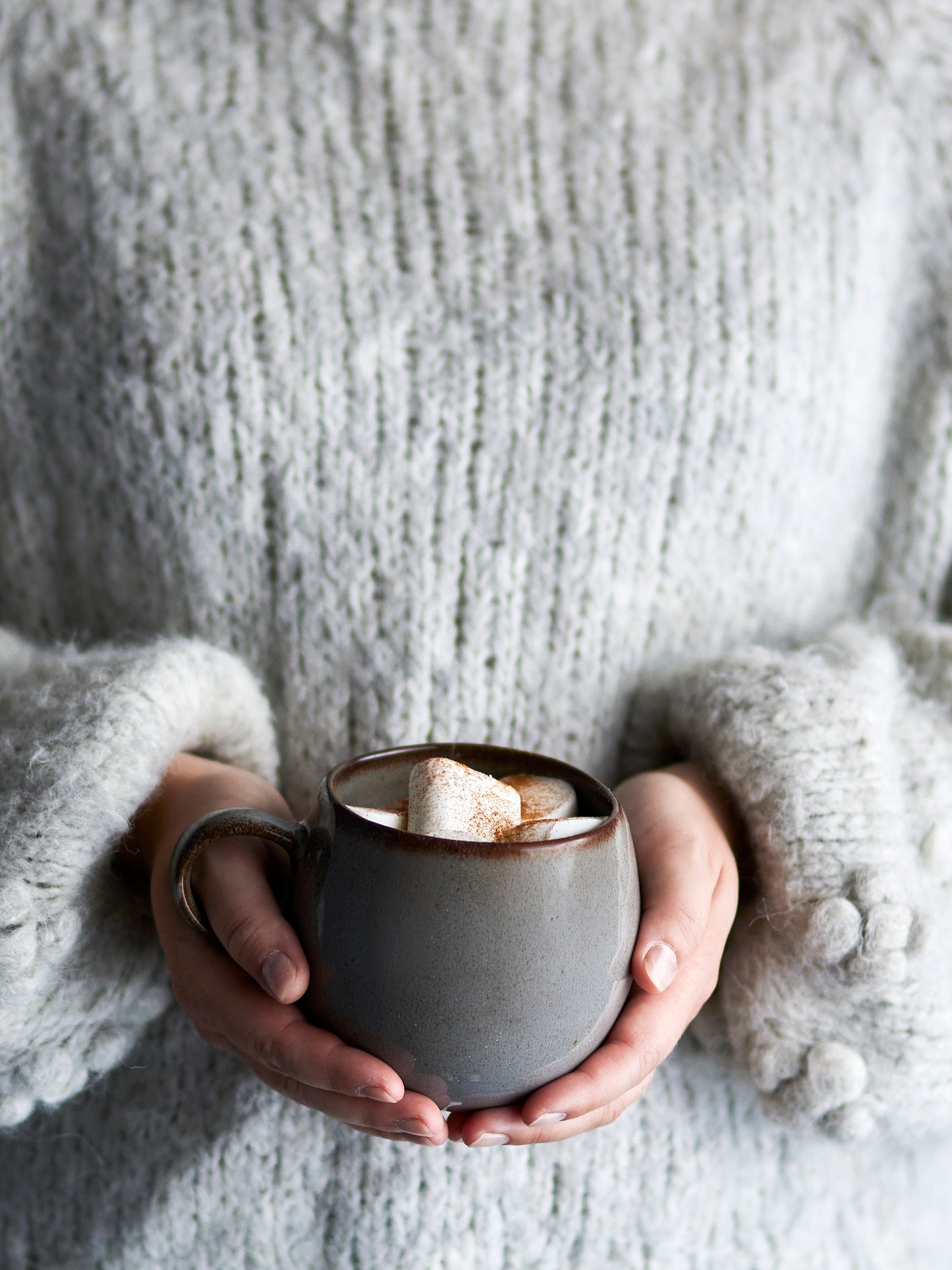 Sandrine Mug, Grey, Stoneware