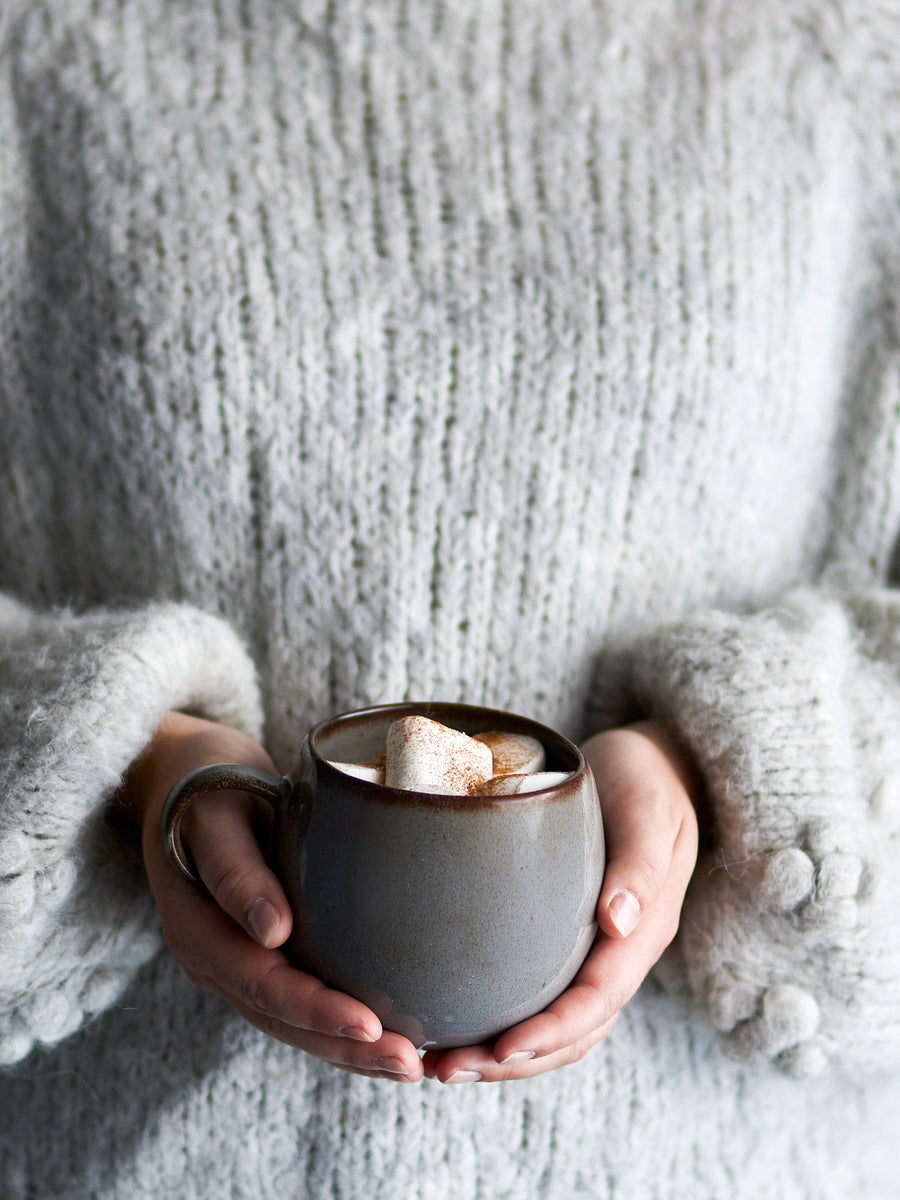 Sandrine Mug, Grey, Stoneware