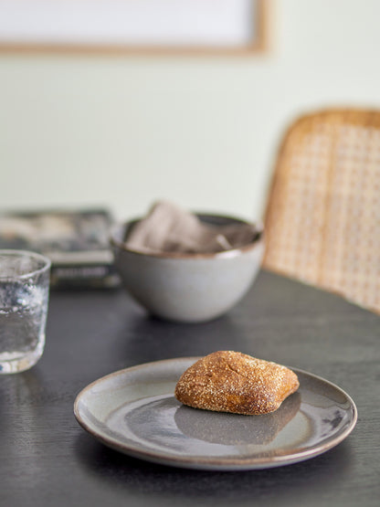 Sandrine Plate, Grey, Stoneware